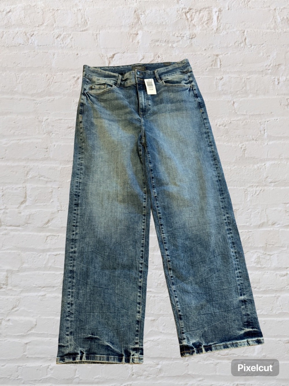 Torrid Light Blue High-Rise Straight Leg Jeans